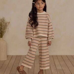 Rylee + Cru Honeycomb Stripe Knit Set